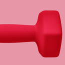 Set 2 Manubri Palestra 4 kg Pesi esagonali per Allenamento Rosso