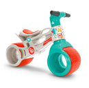 Moto Cavalcabile Primi Passi 67x67x49 cm Fisher-Price Bianco e Verde