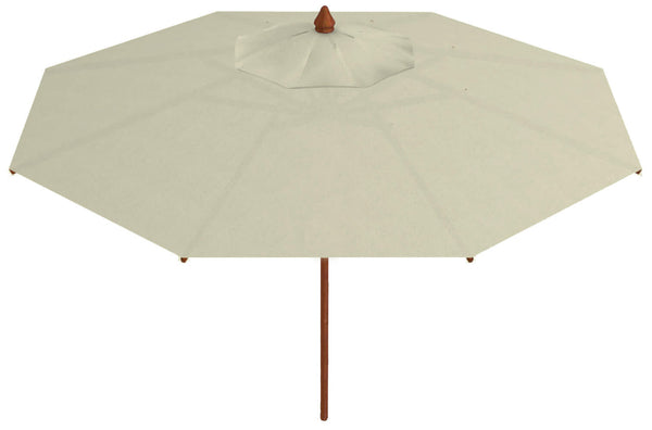 Ombrellone da Giardino Ø2,5 m Palo Ø48 mm in Legno Telo in Acrilico Danieli Havana Ecrù acquista