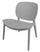 Sedia da Giardino 49x71x58,5 cm in Polipropilene Camilla Grigia