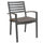 Poltrona Formentera con Cuscino 46x62x84 h cm in Alluminio Taupe
