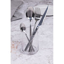 Servizio Set di Posate 24 Pezzi in Acciaio Inossidabile 18/8 VdE Tivoli 1996 Luxury Argento