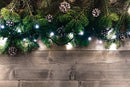 Luci di Natale 700 LED 31m Bianco da Esterno-Interno Soriani