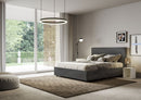 Letto Matrimoniale Francese Mika Grigio Varie Misure