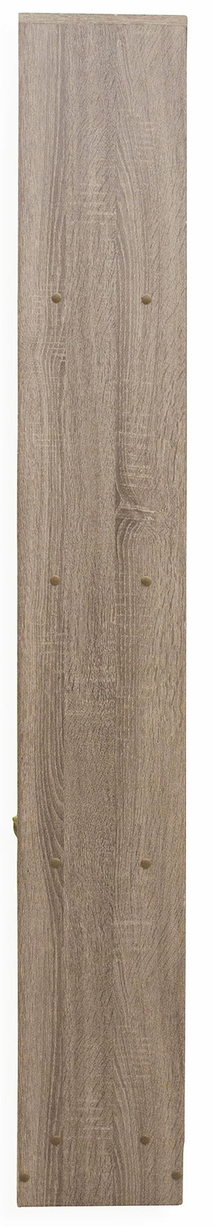 Libreria 4 Ripiani 73x24x170 cm in MDF Soriani Marrone Chiaro e Scuro