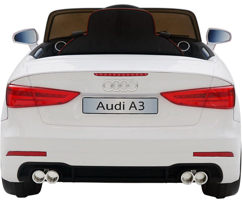 Macchina Elettrica per Bambini 12V con Licenza Audi A3 Bianca