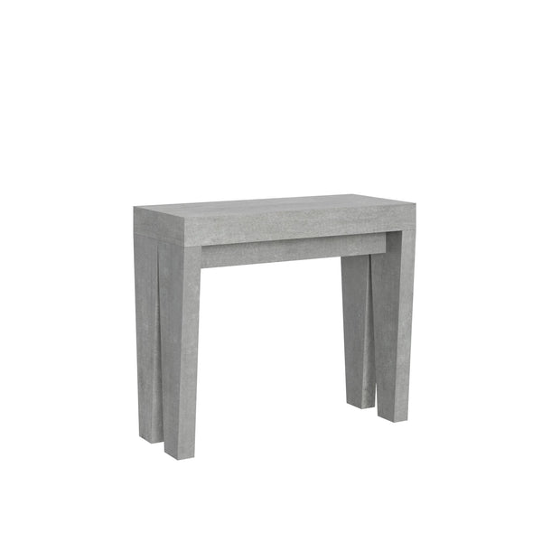 Consolle Allungabile 90-300x42x77 cm in Nobilitato Grigio online