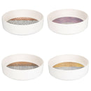 Set 4 Piatti Fondi Ø21x6 cm  in Ceramica VdE Tivoli 1996 Switch