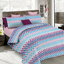 Copripiumino Singolo con Stampa sul Sacco e Federe Doubleface Frequenze