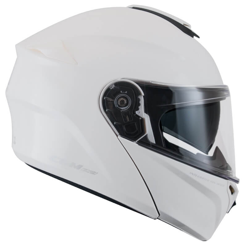 Casco Integrale per Scooter Visiera Lunga CGM Berlino 508A Bianco XS - (53-54 cm)