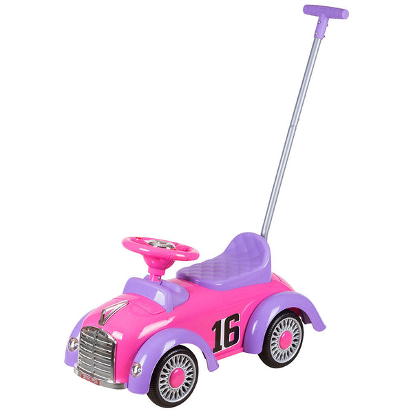 online Macchina Vintage a Spinta per Bambini Primi Passi Rosa