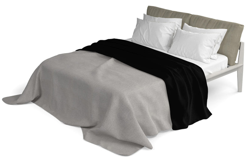 Lenzuolo Sopra in Tinta Unita Nero