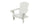 Sedia da Giardino Keter Alpine Adirondack 80x93x93 cm con porta bicchiere Bianco