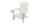 Sedia da Giardino Keter Alpine Adirondack 80x93x93 cm con porta bicchiere Bianco