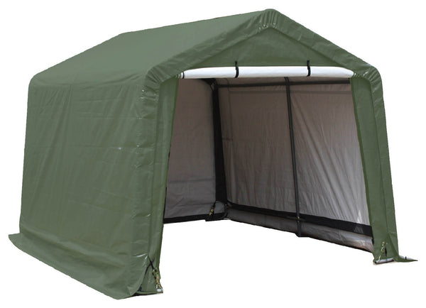 Casetta Box da Giardino 3,7x3,7xh2,4 m in Tessuto Polietilene Rinforzato 195gr/mq Verde sconto