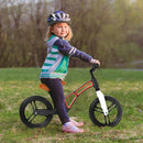 Bicicletta Pedagogica per Bambini in lega di Magnesio e Acciaio Nera