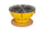Barbecue a Carbonella Ø41x25 cm Smile in Acciaio Giallo