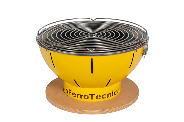 acquista Barbecue a Carbonella Ø41x25 cm Smile in Acciaio Giallo