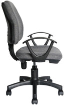 Sedia Poltrona Operativa da Ufficio in Tessuto Vandi Blu