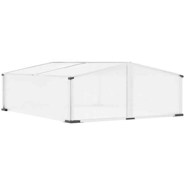 Serra da Giardino 120x100x31-41 cm con Tetto Apribile in Policarbonato Trasparente online