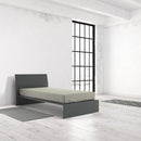 Lenzuolo Sotto con Angoli ed Elastico Tinta Unita Panna