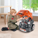 Officina Camion Giocattolo per Bambini 40x39x47 cm con 61 Accessori Arancione