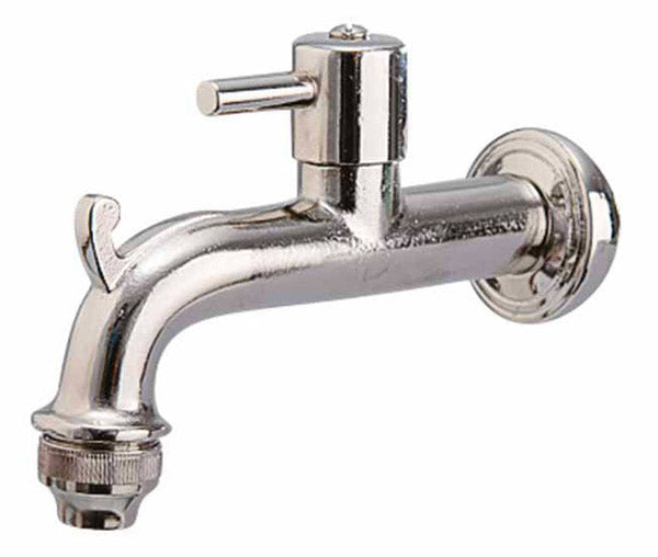 acquista Rubinetto per Fontana da Giardino in Ottone Cromato Belfer RUB/012C