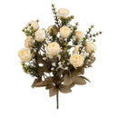 Set 2 Bouquet Artificiali di Rose Dry H 40 cm