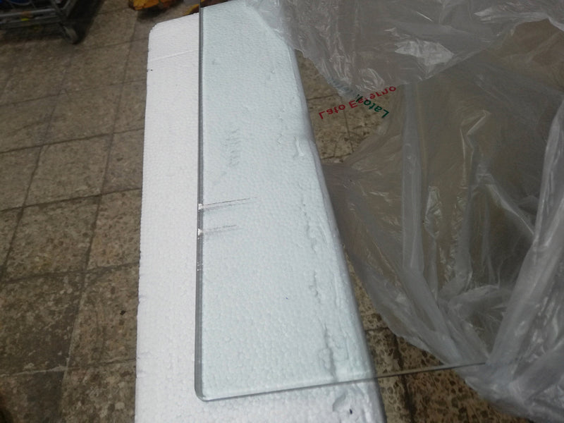 Porta Parete Doccia 85 cm 2 Ante Battenti in Cristallo 6mm H190 Saloon Seconda Scelta