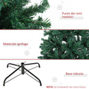 Albero di Natale Artificiale 180 cm 1000 Punte  Verde