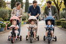 Passeggino Triciclo per Bambini 1-3 Anni Trico Luxury Gold 7 Modalità di Guida Beige
