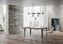 Tavolo Allungabile 120-224x90x80 cm Karamay Evolution Bianco Frassino