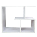 Tavolino Design Moderno 5 Ripiani 60x30x50cm Casa Ufficio Bianco