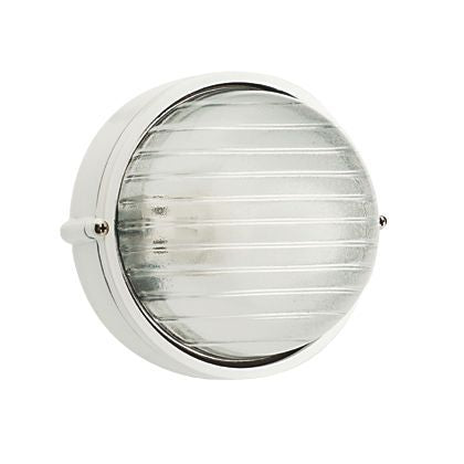 Lampada Plafoniera Tonda Piccola Colore Bianco per Esterno Linea Industriale Sovil sconto