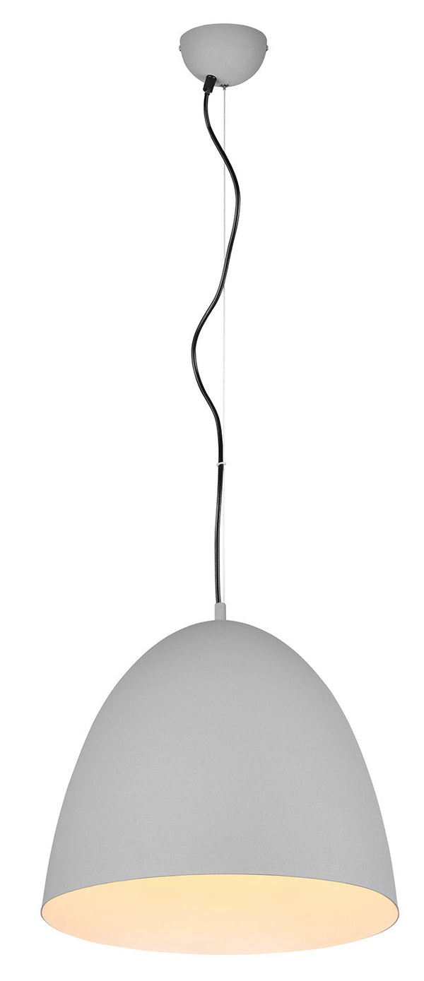 Lampada a Sospensione da Interno Attacco E27 in Metallo Grigio acquista