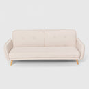 Divano Letto Clic Clac 186x85x80 cm in Tessuto Beige