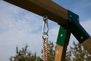 Altalena da Giardino 1 Posto 160x230x195 cm in Legno