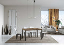  Tavolo Allungabile 140-400x90x77 cm Everyday Premium Quercia Natura Gambe Antracite