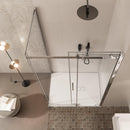 Box Doccia Angolare 1 Anta Scorrevole in Cristallo Trasparente 8mm H195 Bonussi Elise 3.0 Varie Misure