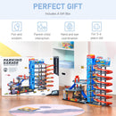 Garage Giocattolo per Bambini con Rampe  Ascensore ed Eliporto