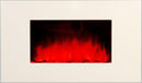 Camino Elettrico da Parete Effetto Fiamma 2000W CheminArte White Loft Bianco