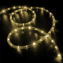 Tubo Luminoso LED 30 m 540 Luci da Interno ed Esterno IP44 Bianco Caldo      