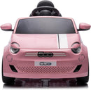 Macchina Elettrica per Bambini Licenza Ufficiale Fiat 500 Small 10,8V 3,1Ah Rosa      