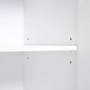 Mobiletto da Bagno Sotto Lavabo in Legno Bianco 60x30x60 cm 