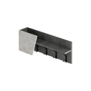 Mensola Appendiabiti da Parete 74x15,7x 26 cm Attaccapanni Salvaspazio Grigio Retrò      