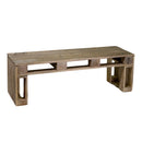 Panca Rettangolare da Giardino in Legno 120x40xh40cm Banloc