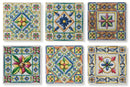 Sottopentola Quadrato in Ceramica Fondo in Sughero 16x16 cm VdE Tivoli 1996 Costiera