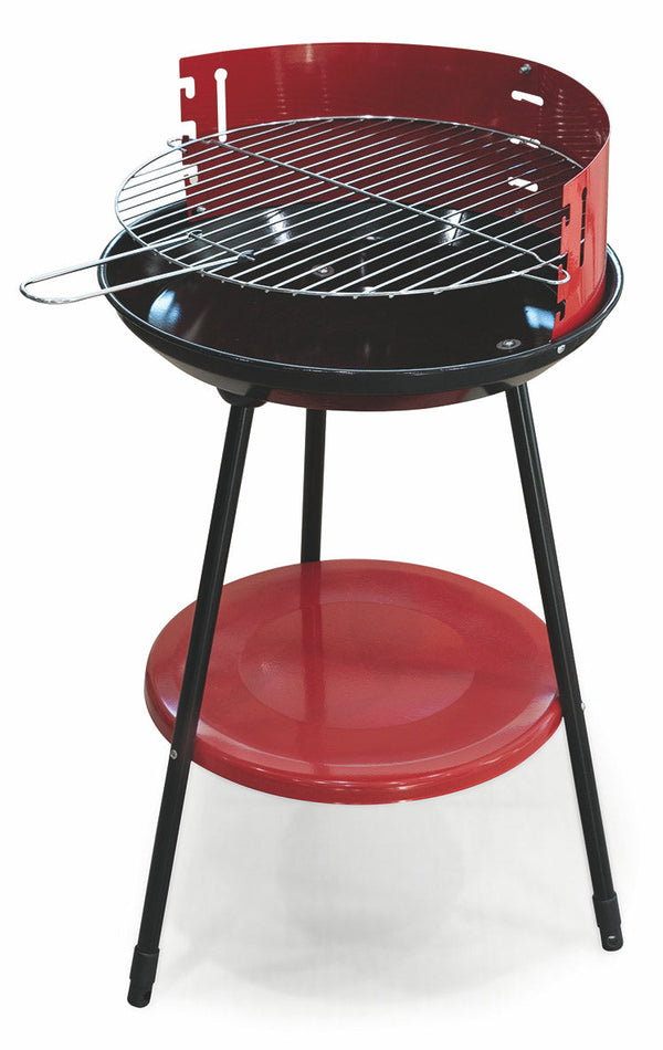 Barbecue a Carbone Carbonella Rotondo Ø42 cm Soriani Sun-day Rosso online