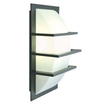 Lampada Plafoniera Rettangolare con Griglia Colore Grigio per Esterno Linea Dodo Livos sconto