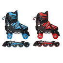 Pattini Classici e in Linea Roller 2 in 1 Misura Regolabile 39-42 Ruote Intercambiabili Blu o Rosso